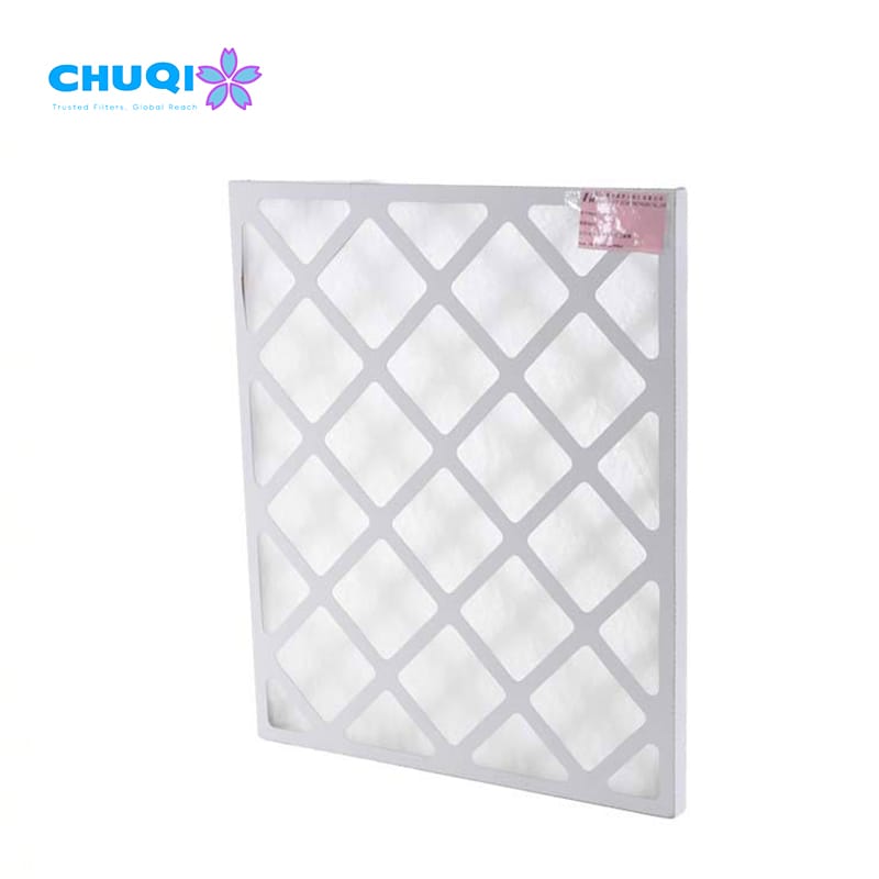 primary fiberglass panel filter standard size