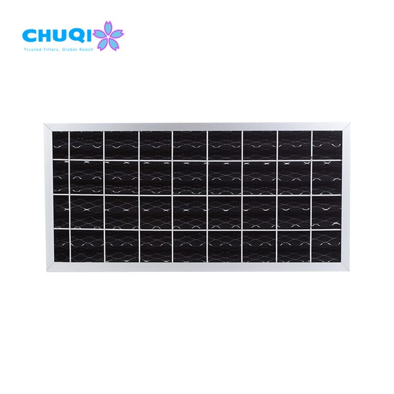 synthetic fiber activated carbon filter media
