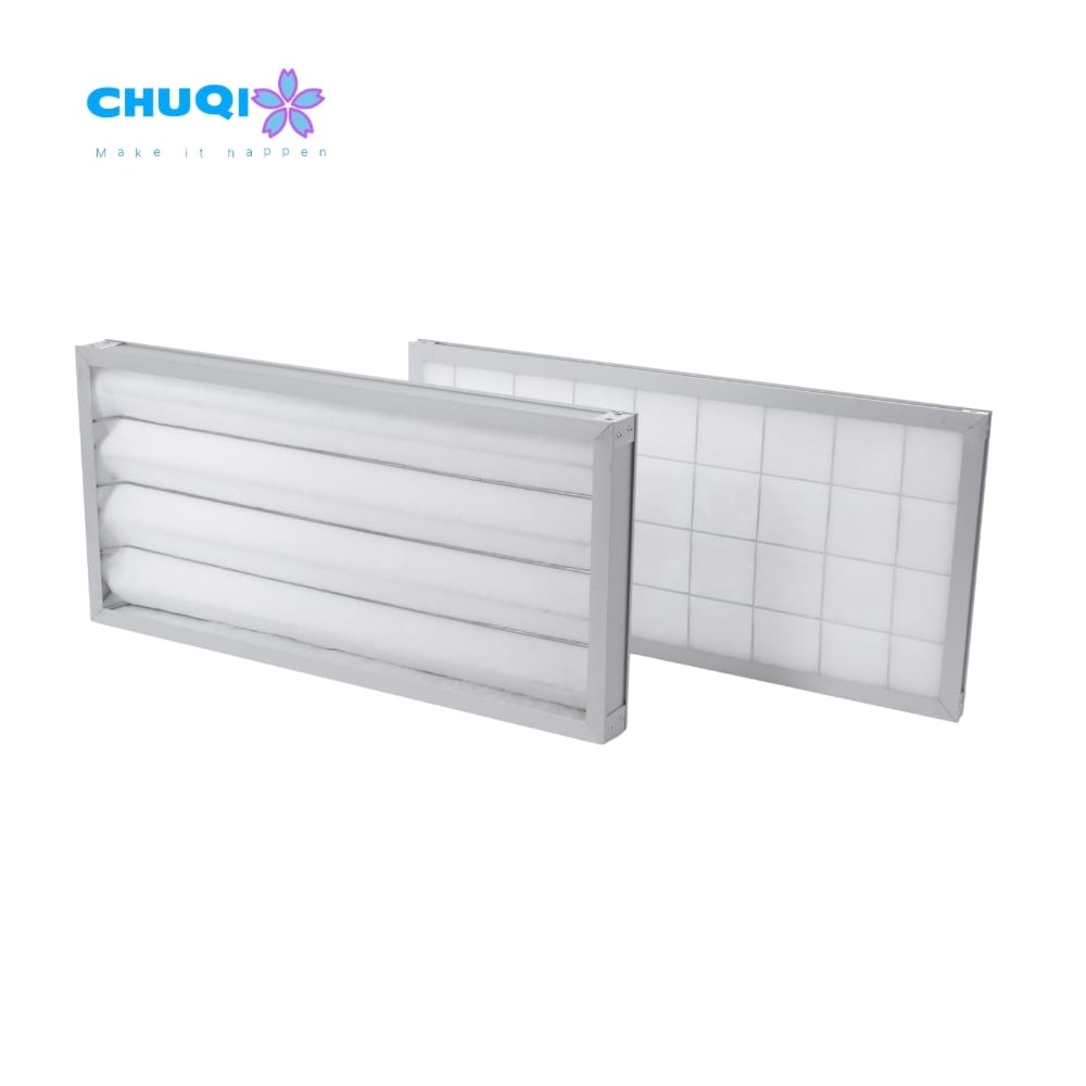 synthetic fiber primary panel filter media