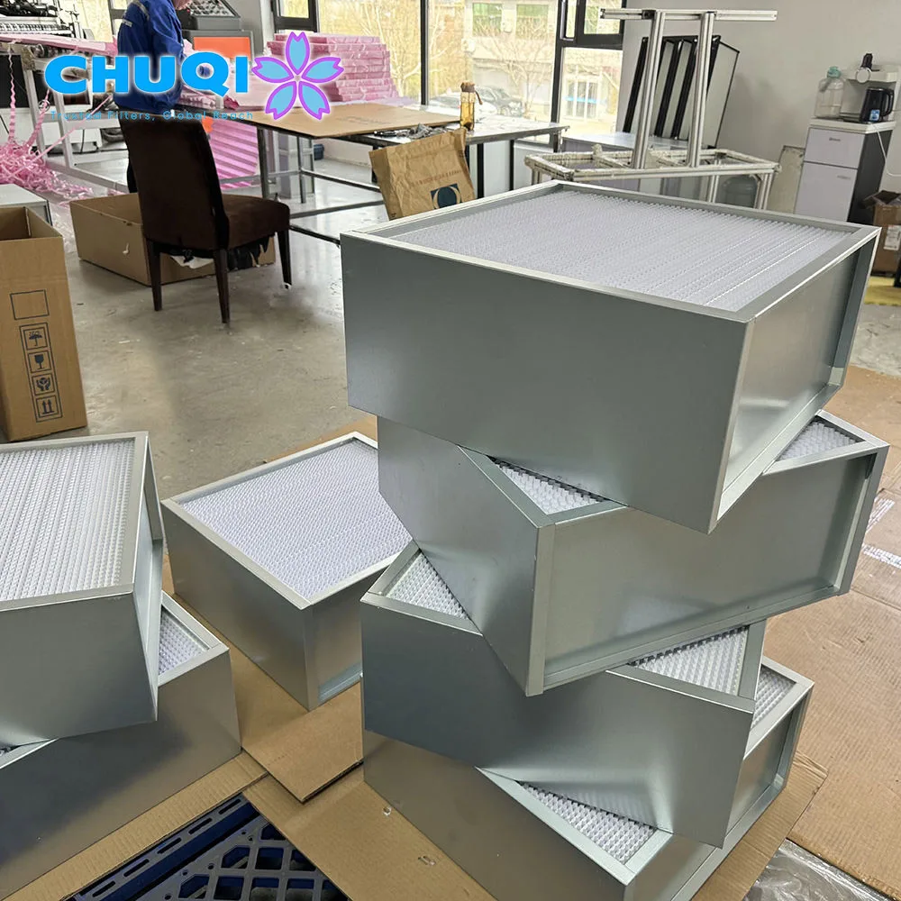 ultra slim design mini pleat hepa filter
