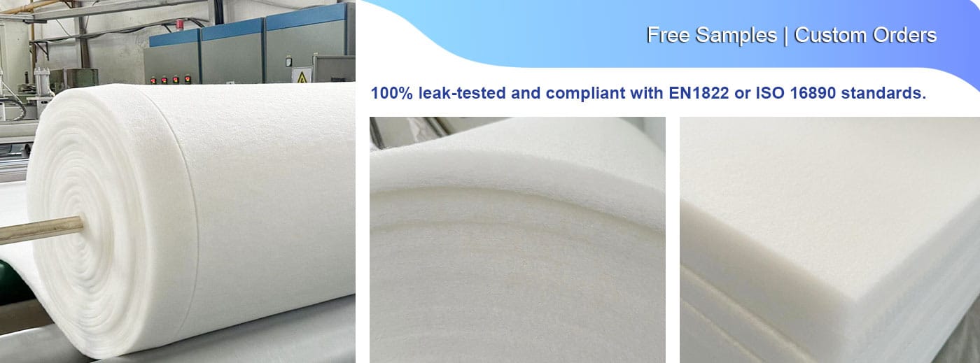 washable pre filtration intake filter media