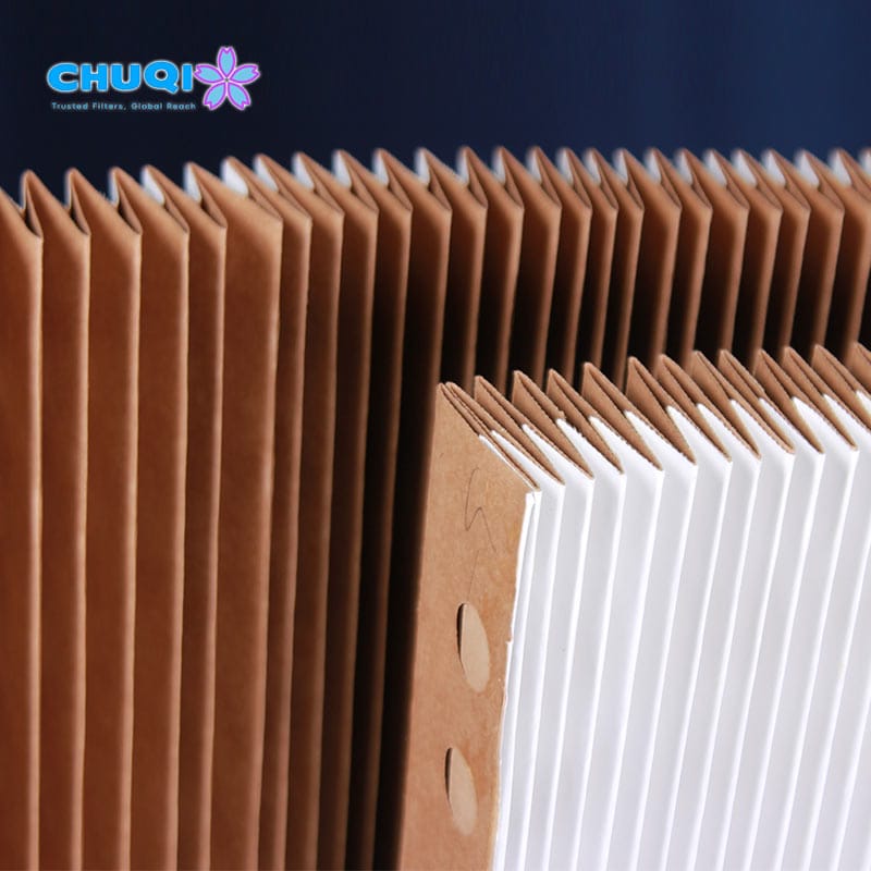 accordion painting filter paper v type dry spray booth