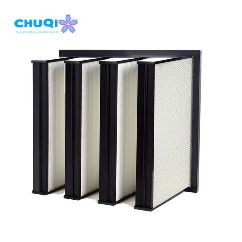 Specialty Air Filters chuqi v bank filter hepa h13 white background