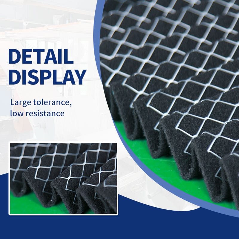 g4 m5 f7 laminated air filter media mesh details