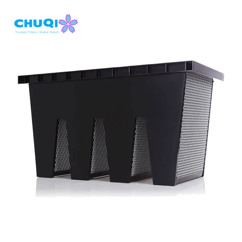 Specialty Air Filters high airflow v bank compact filter side view