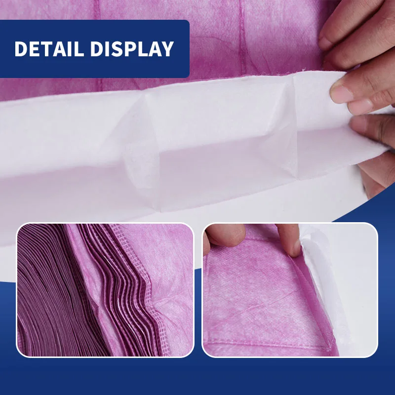 thermoplastic seal gum stitching detail pocket filter