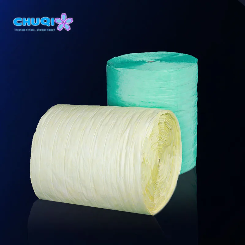 washable synthetic pocket filter media rolls