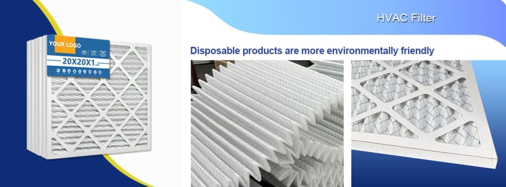 Disposable Hvac Panel Filter Media Pleats Structure 1024x380 1